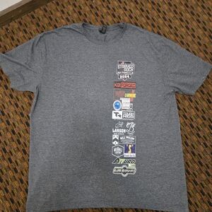 Gildan Softstyle Starved Rock Nationals 2024 T Shirt XL Gray SRN Car Show Event